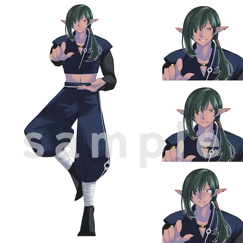 TRPGキャラクター立ち絵