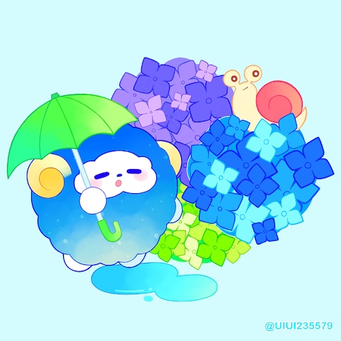 オリジナル　雨の日の散歩