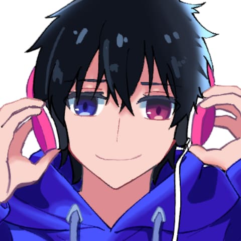 ヘッドホンの青年