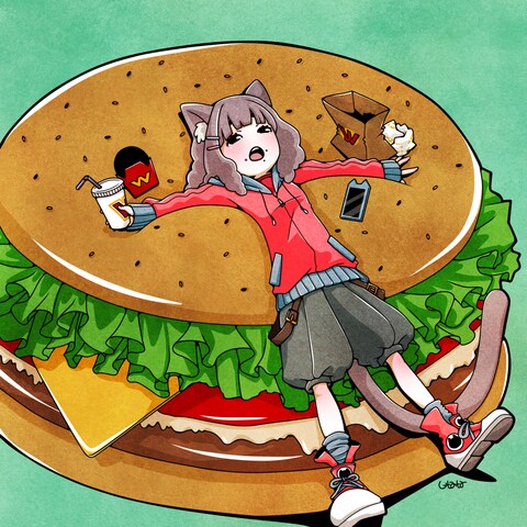 もう食べられないよー