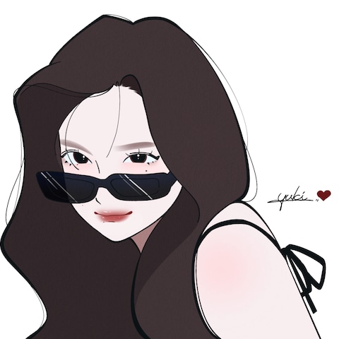 サングラスをかけたワンホンgirl♡
