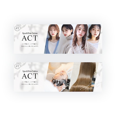 Spa&Hair Salon ACT様｜ホットペッパー用画像