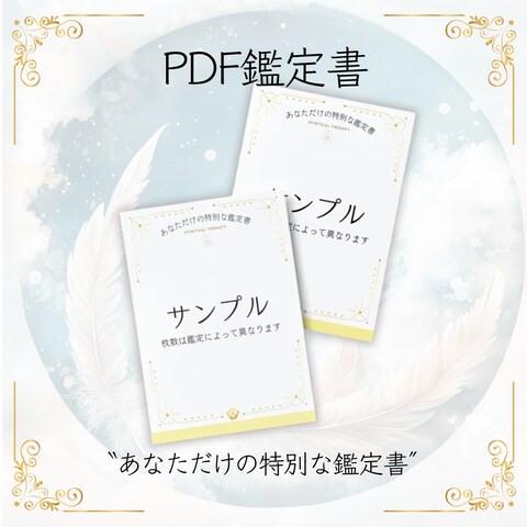 鑑定書サンプル