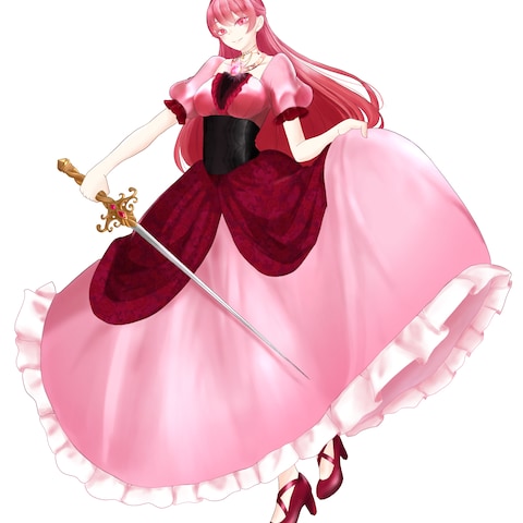 ゲームのNPCイラスト 姫