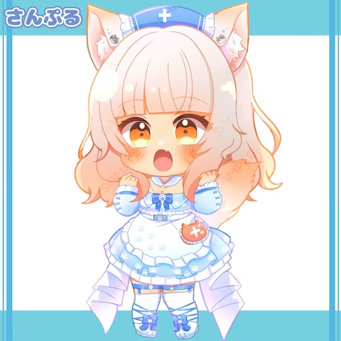 【10月納品】SD ミニキャラ 全身イラスト