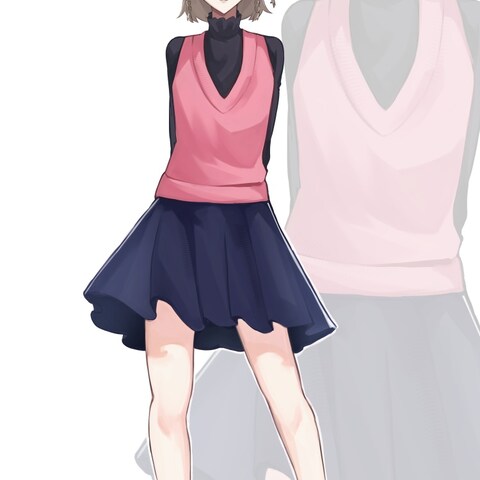 立ち絵ご依頼サンプル①