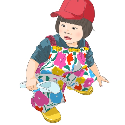 子供の似顔絵