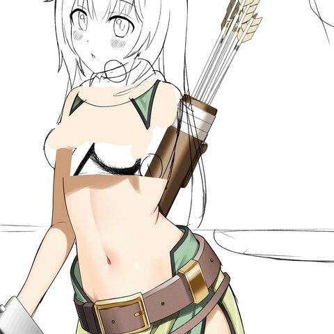 イラスト制作過程