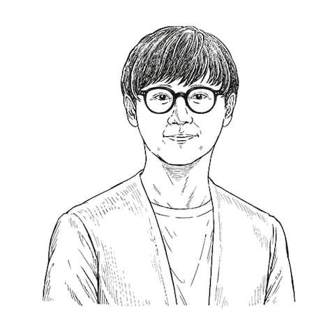 webサイト用イラスト　似顔絵　