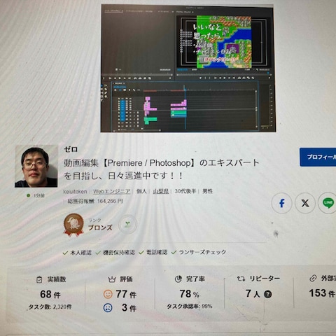 ランサーズ　実績