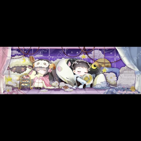 【有償依頼】あすか様、にこし様よりヘッダーイラストのご依頼
