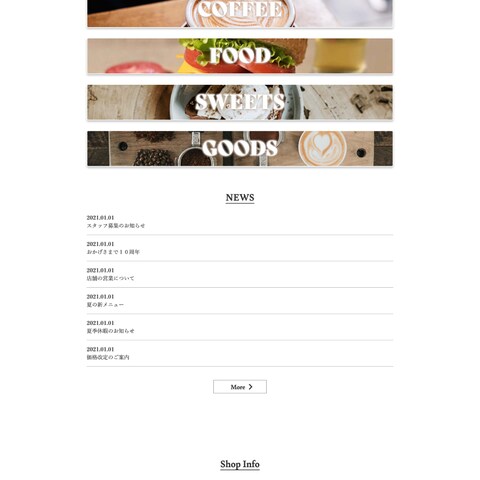 HIRO-CAFE - Web Design