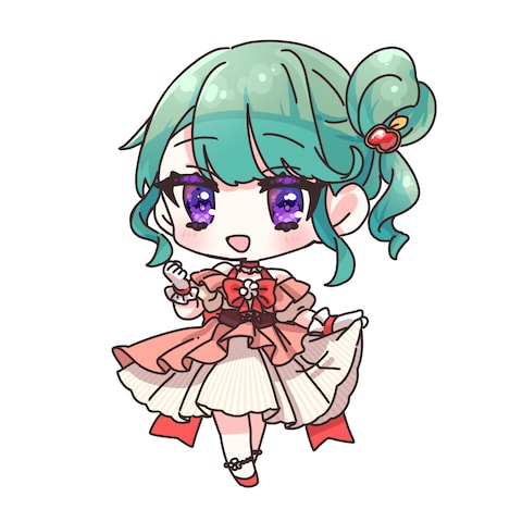オリジナルキャラクターミニキャライラスト