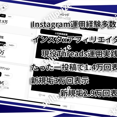 現役SNS運用｜Instagram＆Threadsプレイヤー