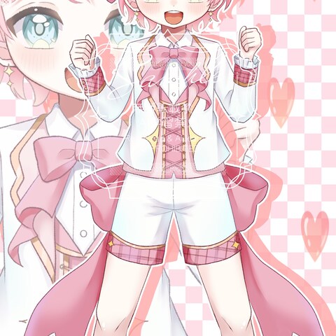 【制作例】SNS企画にて当選者様の希望を形にした立ち絵です①