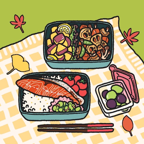 秋の行楽弁当