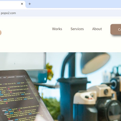 popoサイトのコーディング