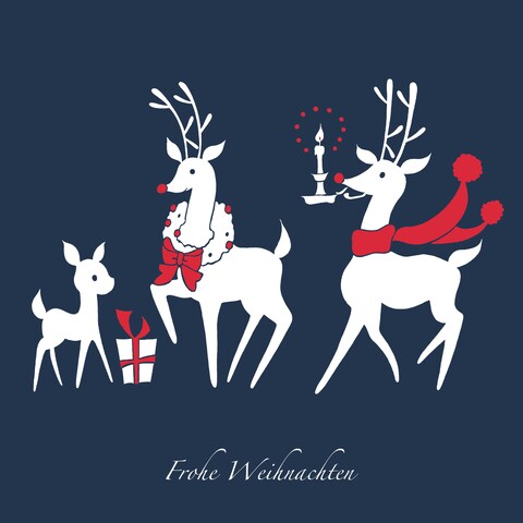 クリスマス　トナカイ