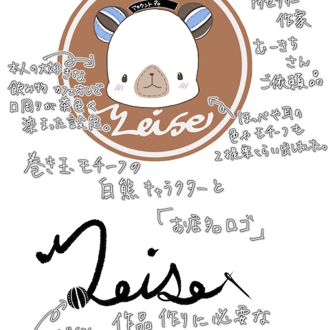 ハンドメイド作家さんのロゴデザイン