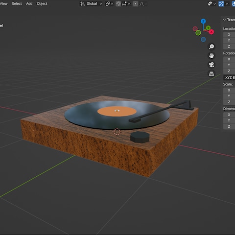 3Dモデル制作（個人開発）