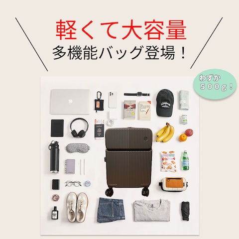 多機能バッグ チラシ作成