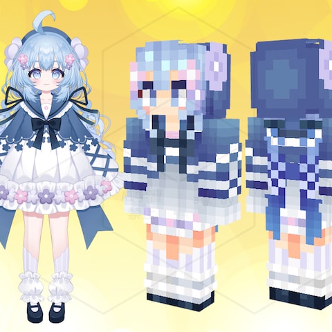マインクラフト　マイクラ　スキン　Vtuber ライバー
