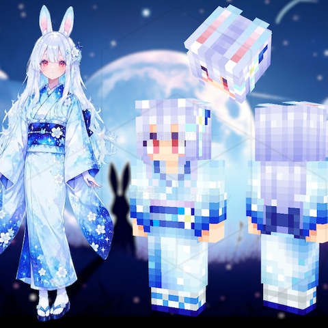 マインクラフト　マイクラ　スキン　Vtuber　ライバー