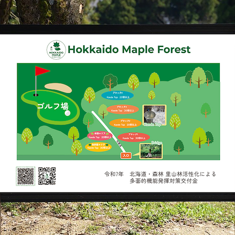 Hokkaido Maple 様　看板デザイン