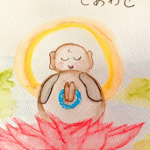 カードリーディングによるメッセージ付きイラスト