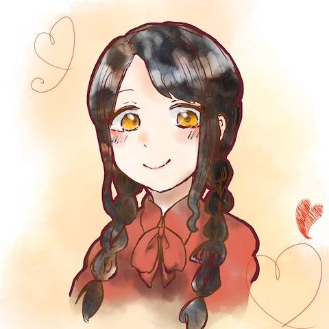 友人の似顔絵作成