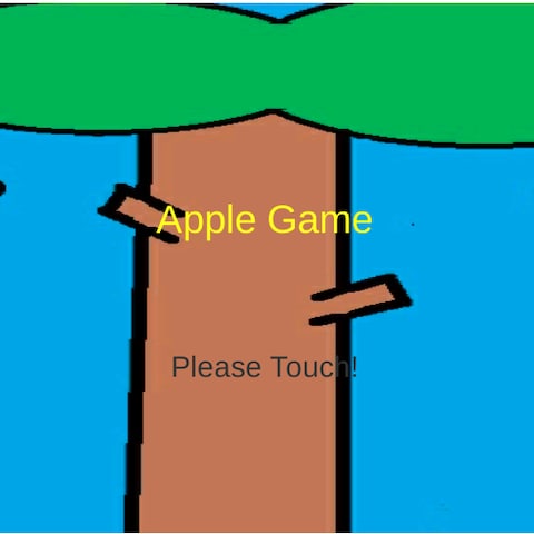 落ちてくるリンゴを回収するゲーム