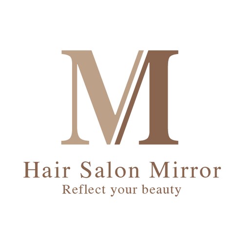 美容室「Hair Salon Mirror」のロゴデザイン
