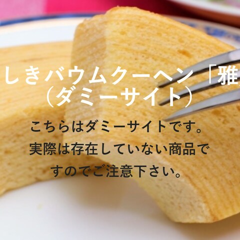美しきバウムクーヘン「雅」（ダミーサイト）