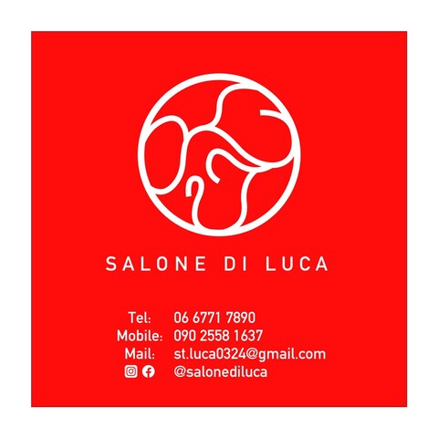 Salone Di Lucaのショップカード(表)