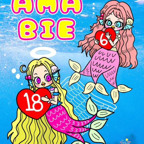 アマビエ様のお守りイラスト