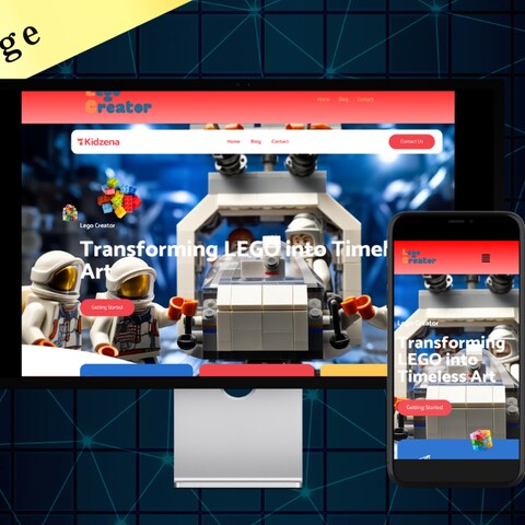 Lego Creator様のホームページ制作を致しました