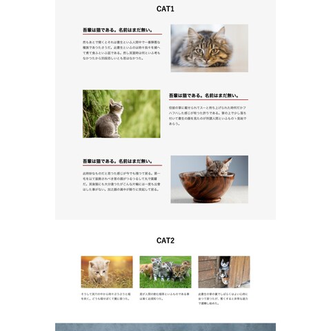 HTML・CSSでのホームページ制作