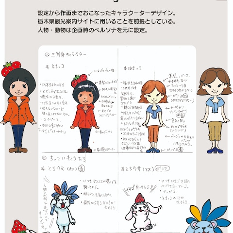 オリジナルキャラクター（Illustrator）