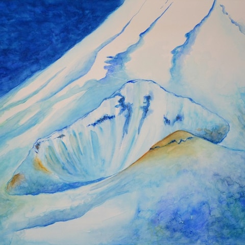 富士の顔「宝永噴火口」