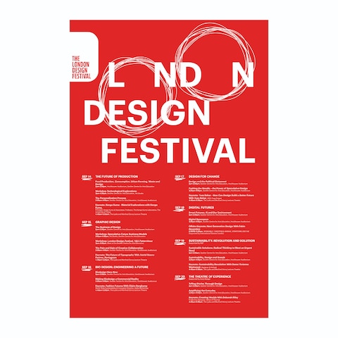 London Design Festival ポスター