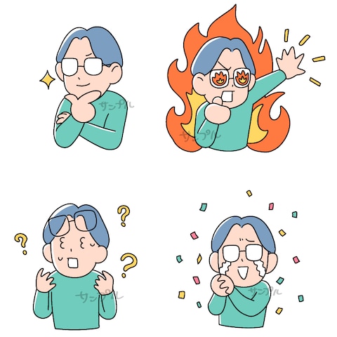 YouTube、ブログなど活動用イラストパック