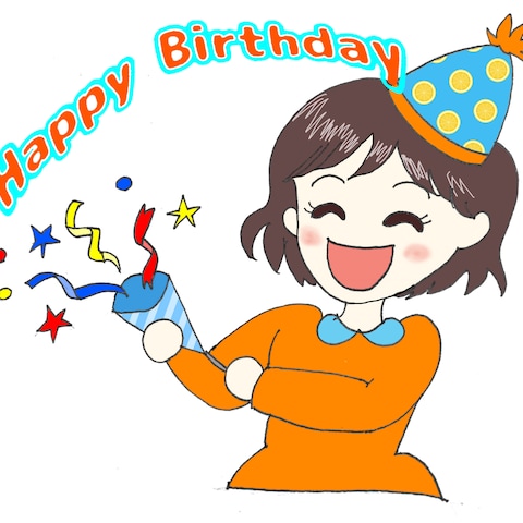 誕生日スタンプ