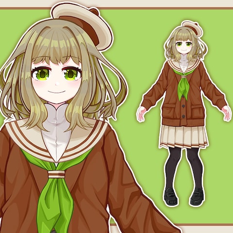 Vtuberモデル　オリジナルキャラクター