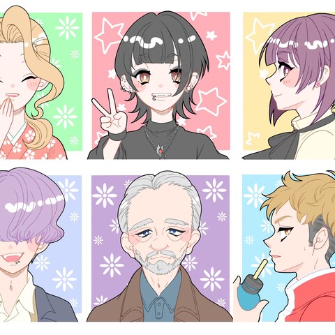 出品用アイコンイラストサンプル