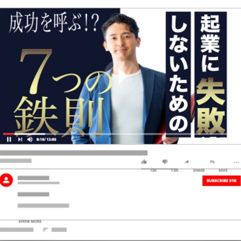 動画サムネイル制作
