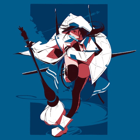 白線を描く
