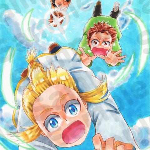コピックイラスト　塗り方サンプル