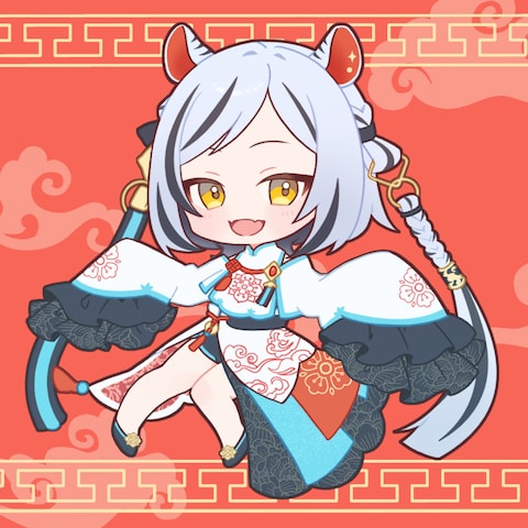 IRIAM配信活動用SDイラスト