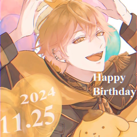 お誕生日イラスト作成