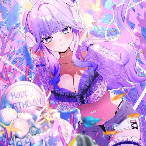 海神楽りら様 お誕生日イラスト